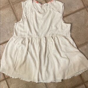 Umgee Floral Trim Top XL